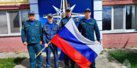 В Зеленодольском пожарно-спасательном гарнизоне провели мероприятие в честь Дня Государственного флага России - Новости Зеленодольска